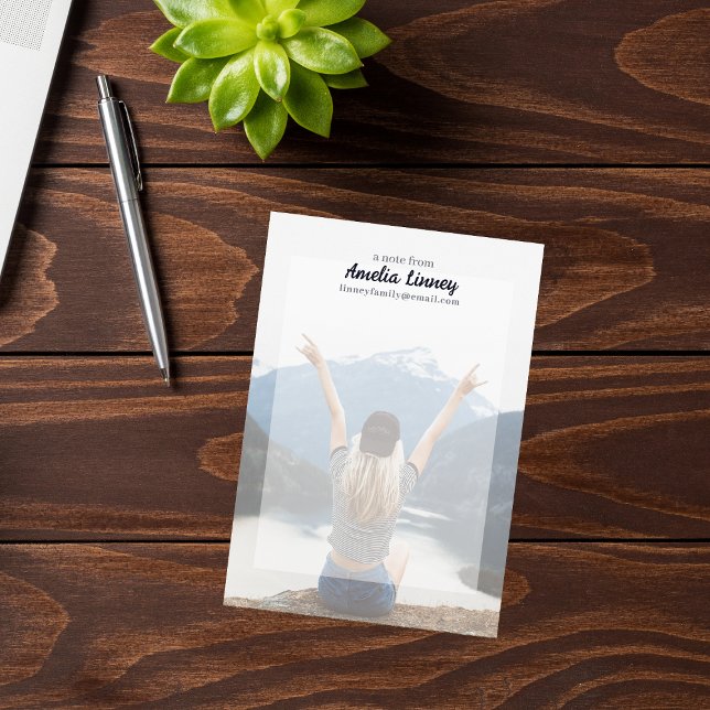 Notas Post-it® Notepad personalizado de fotografía de viaje (Subido por el creador)