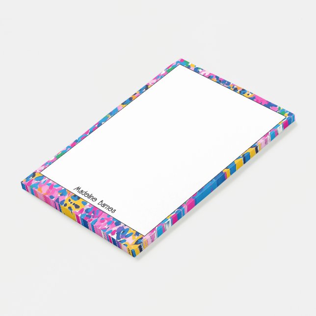 Notas Post-it® Notepad Preppy (En perspectiva)