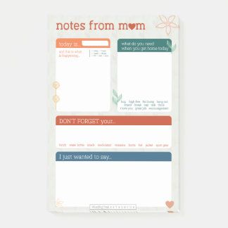 Notas Post-it® Notes from Mom Post It Notes