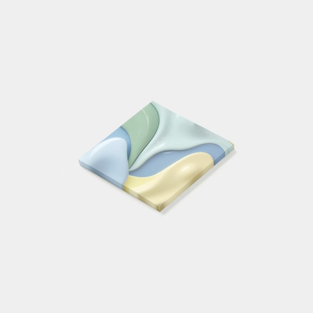 Notas Post-it® notes in stylish graphic (En perspectiva)