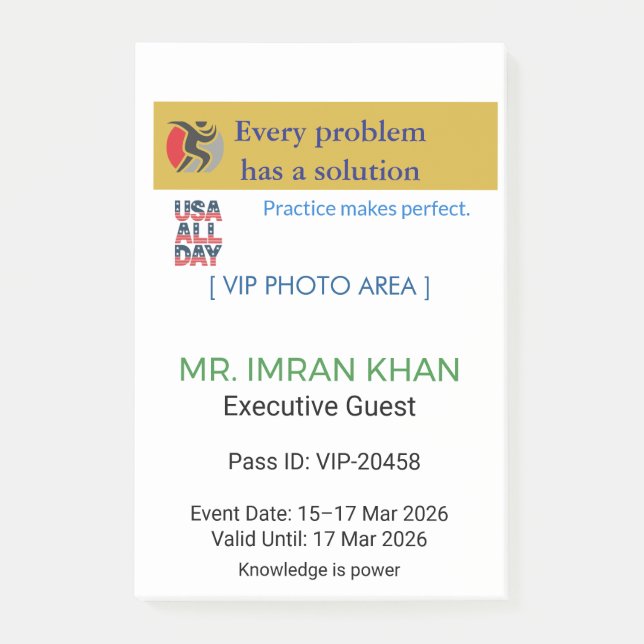 Notas Post-it® Notes | Minimalist | Custom | Elegant (Anverso)