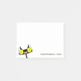 Notas Post-it® Notes with a Funny Kitten