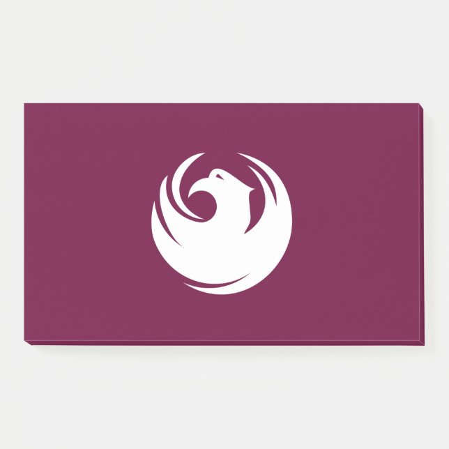 Notas Post-it® Notes with flag of Phoenix, Arizona, USA (Anverso)