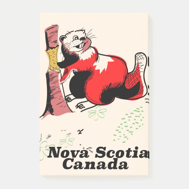 Notas Post-it® Nova Scotia canada (Anverso)
