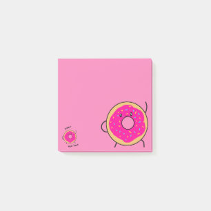 Notas Post-it® Novedad de donut aguda