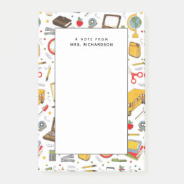 Notas Post-it® novedad de profesores personalizada