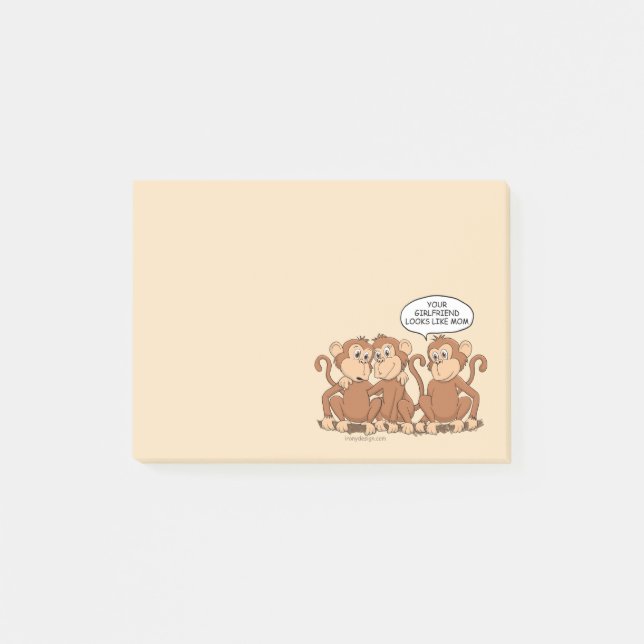 Notas Post-it® Novia Parece Mamá Cómnito (Anverso)