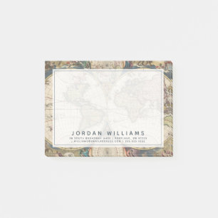 Notas Post-it® Novissima Tocio Terrarum Orbis Tabula