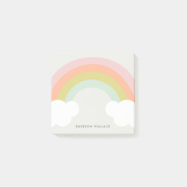 Notas Post-it® Nube Linda Arcoíris Pastel
