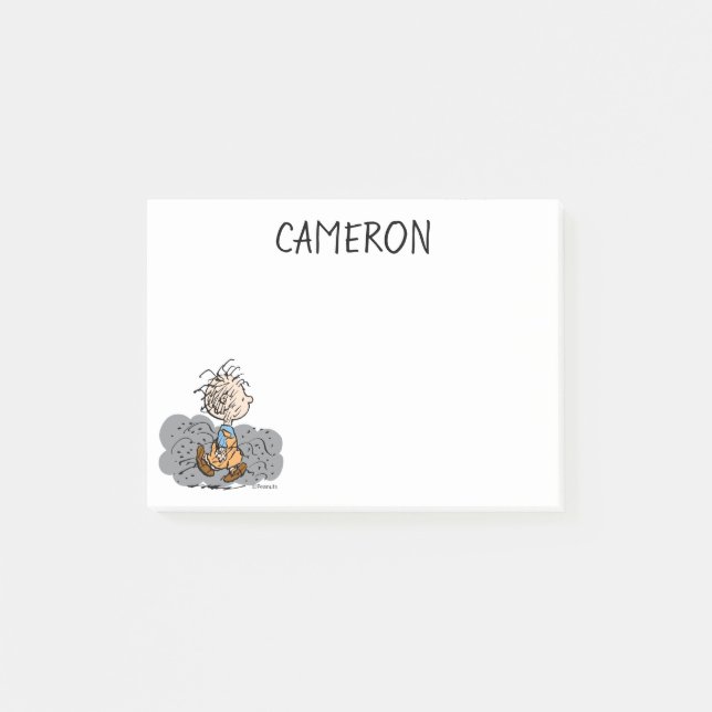 Notas Post-it® Nube Pigpen Walking (Anverso)