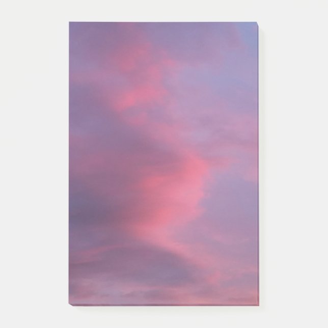 Notas Post-it® Nubes Rosadas Azules (Anverso)