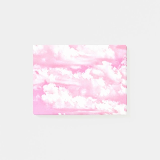 Notas Post-it® Nubes Rosadas Festivas (Anverso)
