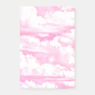 Notas Post-it® Nubes rosadas festivas