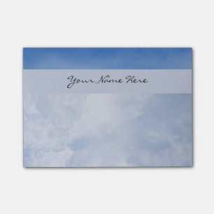 Notas Post-it® Nubes y cielo azul mullidos personalizados