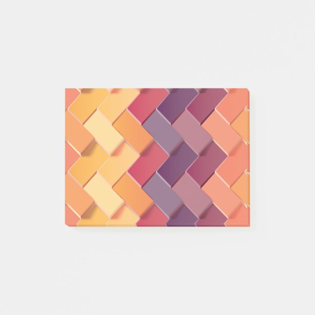 Notas Post-it® Nueva creación de patrones 4 (Anverso)