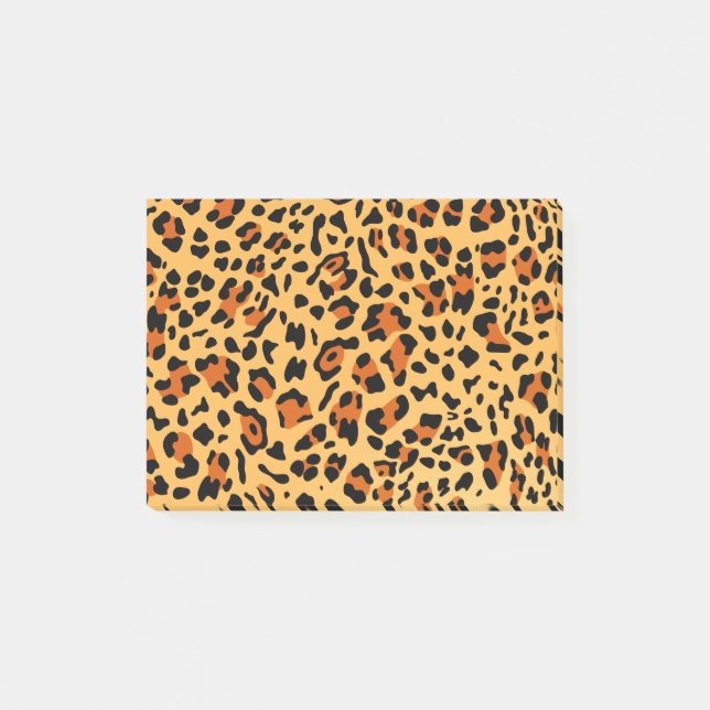 Notas Post-it® Nueva Textura de Leopardo 3 (Anverso)