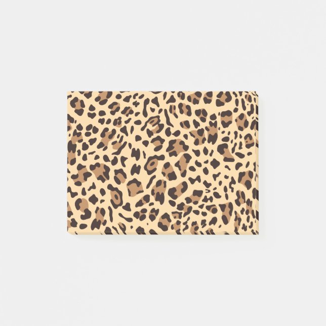 Notas Post-it® Nueva Textura de Leopardo 6 (Anverso)