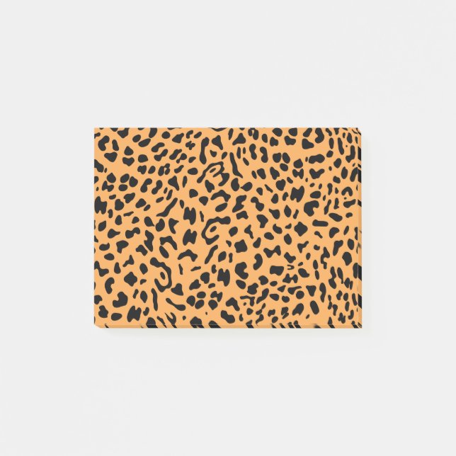 Notas Post-it® Nueva Textura de Leopardo 8 (Anverso)
