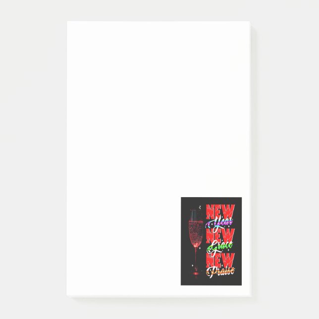 Notas Post-it® Nuevo elogio de Grace de Año Nuevo (Anverso)