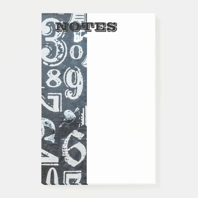 Notas Post-it® Numera post-it (Anverso)