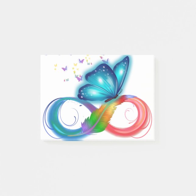 Notas Post-it® Nunca renuncie a la sensibilización sobre la fibro (Anverso)