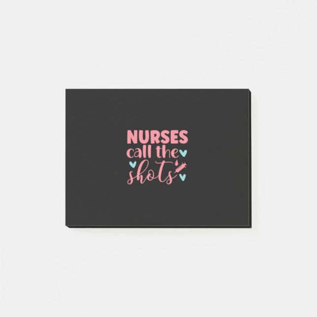 Notas Post-it® Nurse Gift | Enfermero Llama A Los Disparos (Anverso)