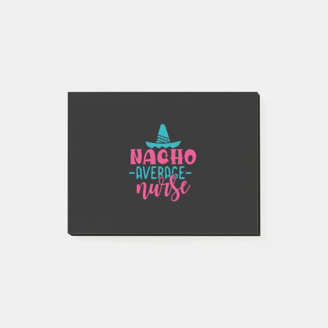 Notas Post-it® Nurse Gift | Enfermero medio Nacho (Anverso)