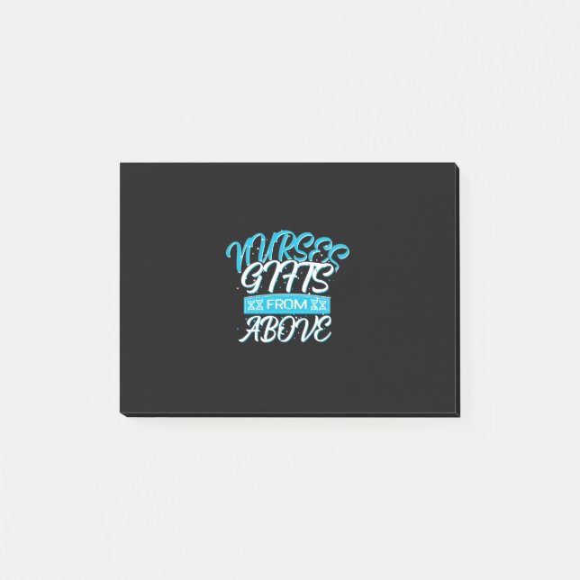 Notas Post-it® Nurse Gift | Regalos De Enfermeras De Arriba (Anverso)