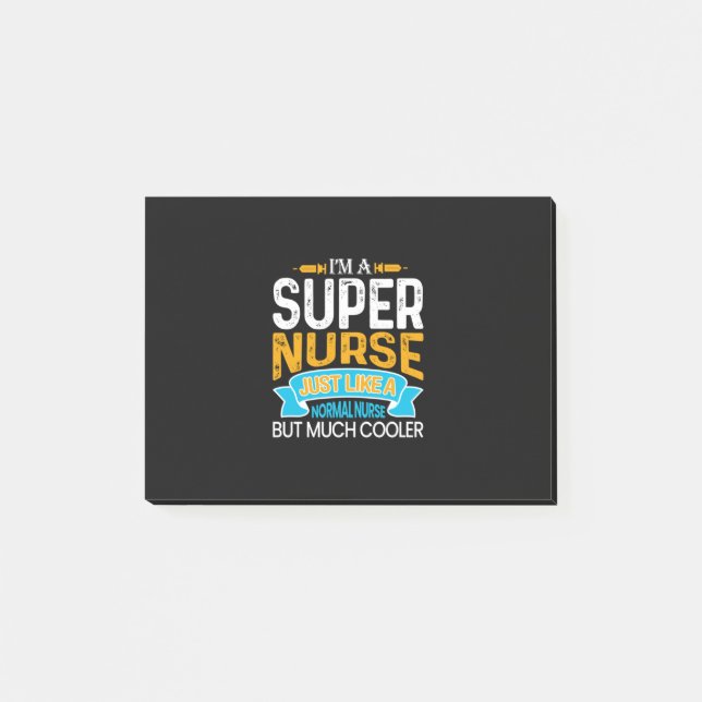 Notas Post-it® Nurse Gift | Soy Una Superenfermera (Anverso)