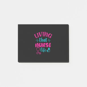 Notas Post-it® Nurse Gift Vivir Esa Vida De Enfermería
