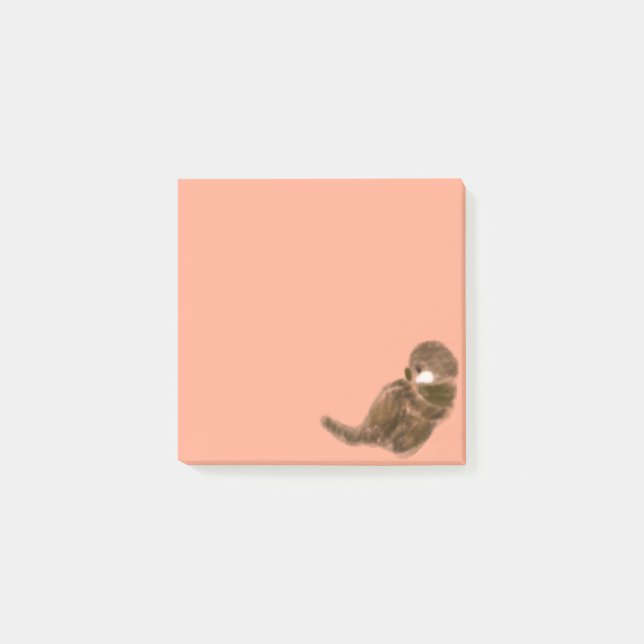 Notas Post-it® Nutria marina (Anverso)