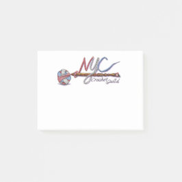 Notas Post-it® NYC Crochet Guild anota