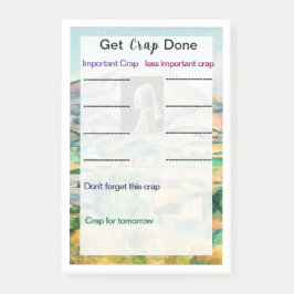 Notas Post-it® Obtener Crap Done Post-It Notes