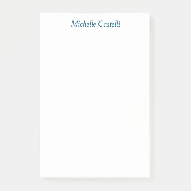 Notas Post-it® Ocean Blue & White Professional Único Clásico (Anverso)