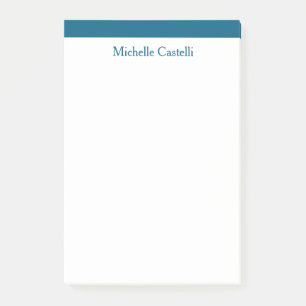 Notas Post-it® Ocean Blue & White Professional Único Clásico