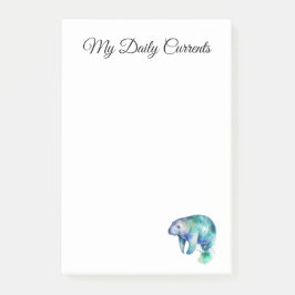 Notas Post-it® Oceanic Whisper Manatee, custom