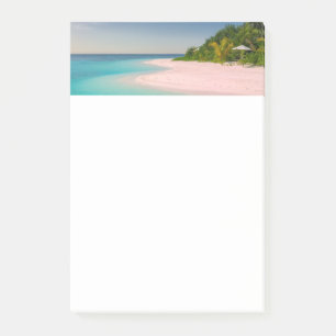 Notas Post-it® Océano Acuamarina Playa Tropical Escénica