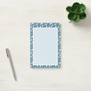 Notas Post-it® Océano de música con patrón