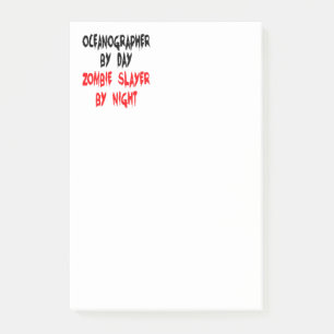 Notas Post-it® Oceanoógrafo de Zombie Slayer