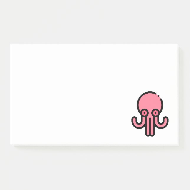 Notas Post-it® Octopus (Anverso)