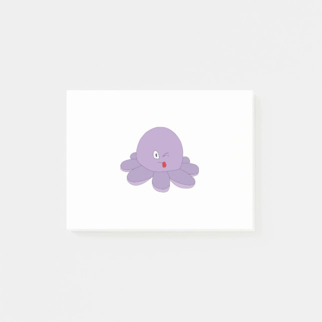 Notas Post-it® Octopus cutáneo (Anverso)