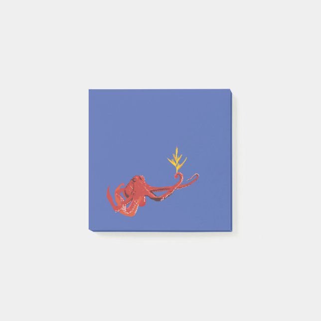 Notas Post-it® Octopus Gentleman (Anverso)