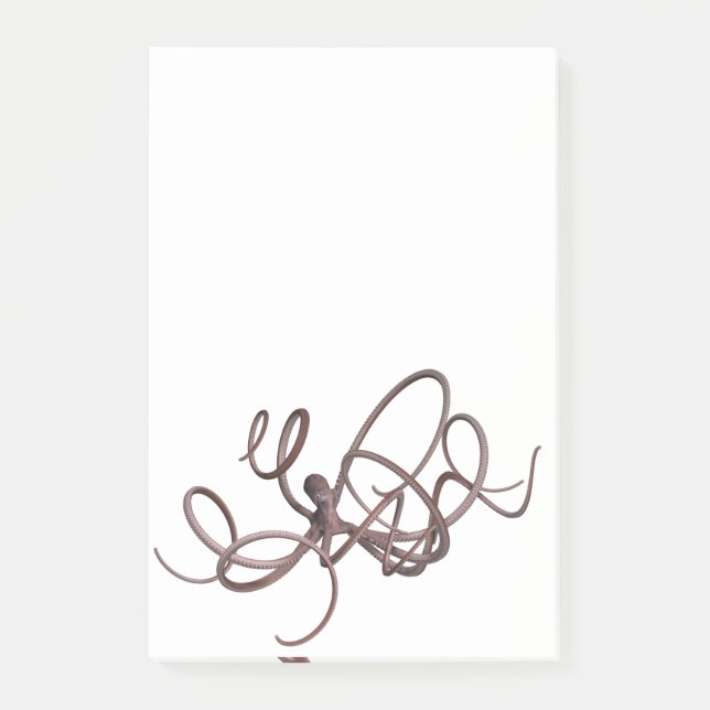 Notas Post-it® Octopus gigante (Anverso)