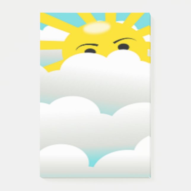 NOTAS POST-IT® OCULTAR EL SOL (Anverso)