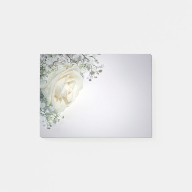 Notas Post-it® Offset Rosa y Babys Breath Notes (Anverso)