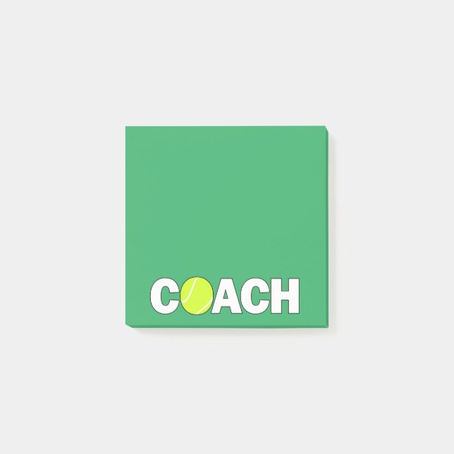 Notas Post-it® Oficina de entrenadores de tenis (Anverso)