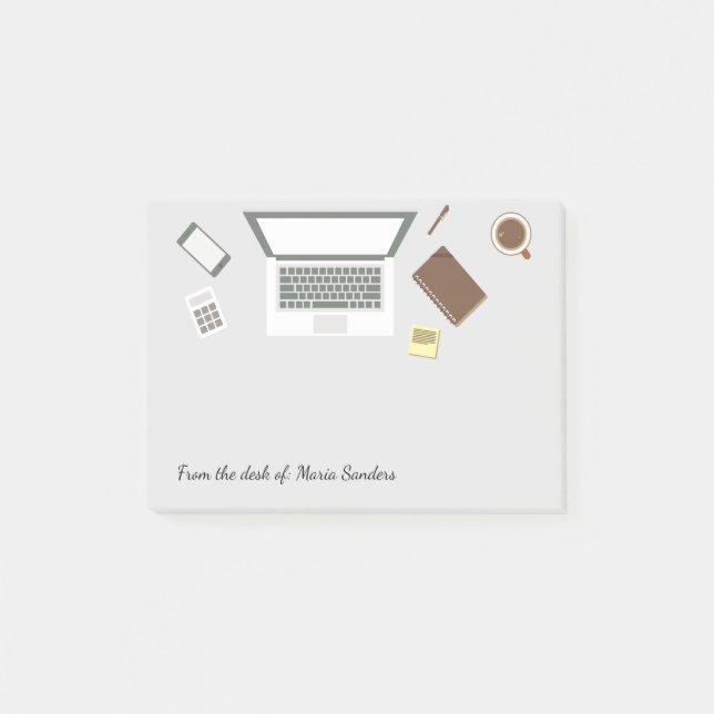 Notas Post-it® Oficina Del Contador (Anverso)