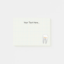 Notas Post-it® Oficina dental sonriente del diente del dentista