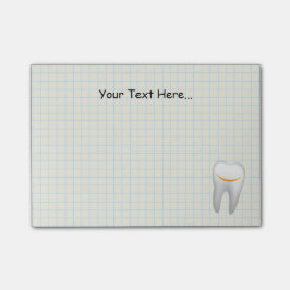 Notas Post-it® Oficina dental sonriente del diente del dentista