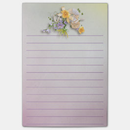Notas Post-it® Oficina - primavera bonita floral